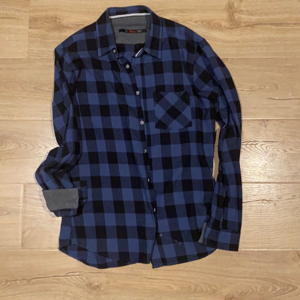 Blue flannel